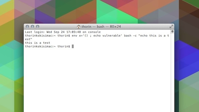 如何确定我的Mac或Linux是否容易受到Shellshock攻击?1