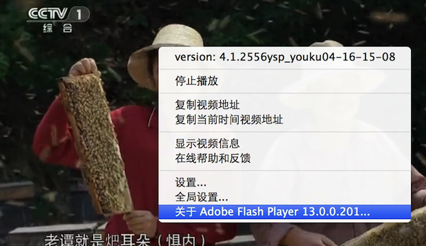 Mac电脑如何查看 Flash Player的版本号1