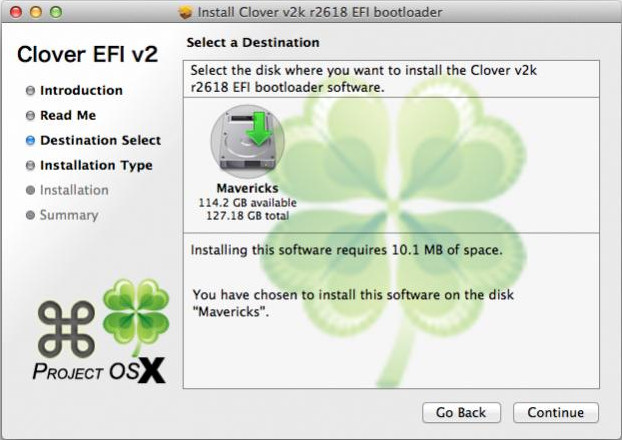 如何使用四叶草Clover安装OS X小牛5