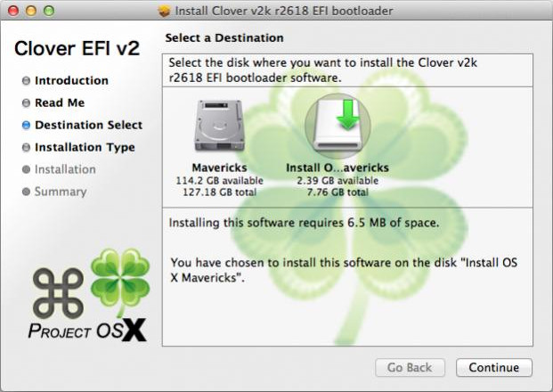 如何使用四叶草Clover安装OS X小牛2