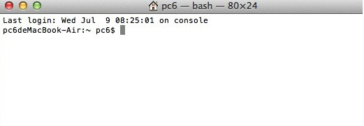 Mac系统终端命令大全1