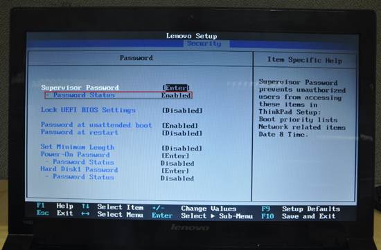 Lenovo SMB 笔记本如何设置BIOS密码23