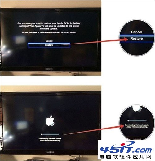 如何恢复Apple TV出厂设置？4