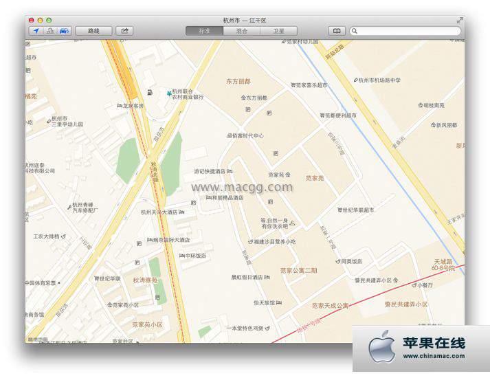 如何在OS X Mavericks上使用『地图』展示交通状况？1