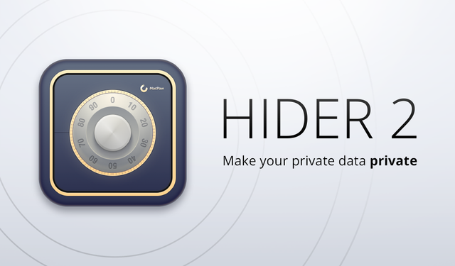 Hider 2在Mac上使文件隐藏1
