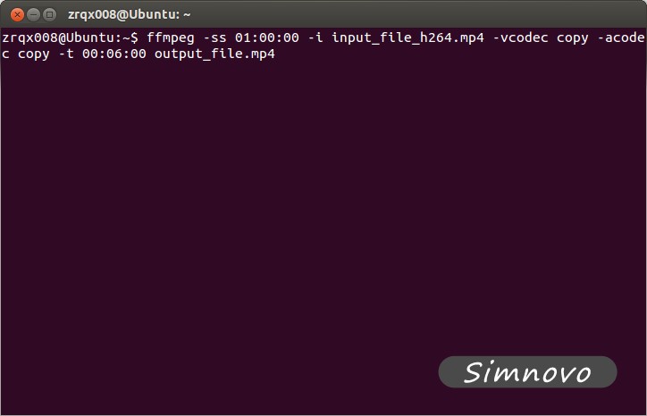 在ubuntu下使用ffmpeg分割视频1