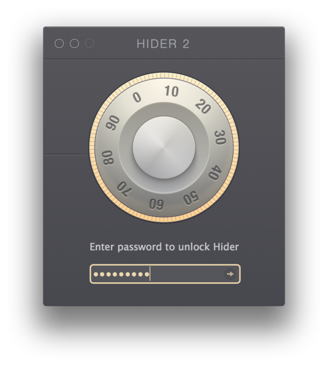 Hider 2在Mac上使文件隐藏2
