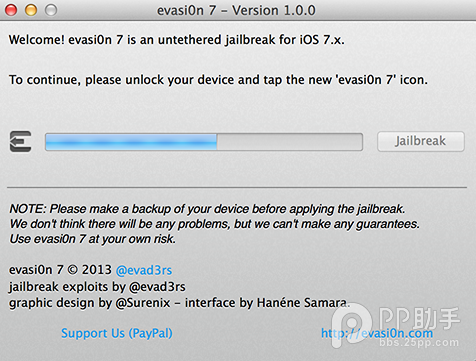 Mac版ios7.x越狱工具Evasi0n v1.0.1图文越狱4
