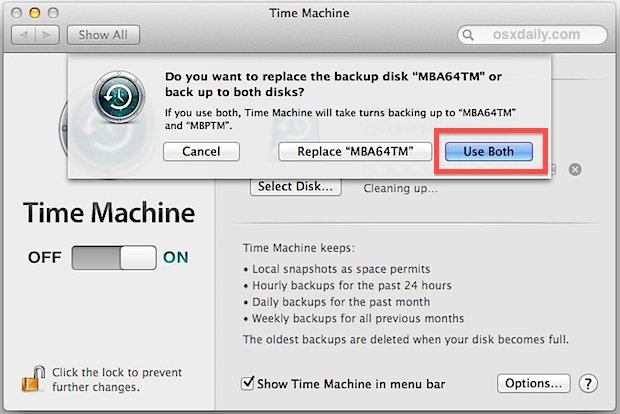 OS X如何通过时间机器实现冗余备份2
