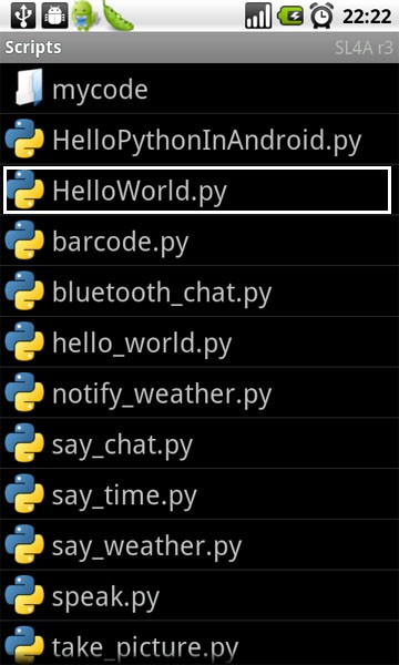 用Python在电脑上编写Android系统上手机上运行的程序2