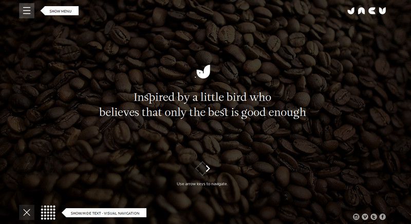 那些意境情怀俱佳的咖啡类网页设计4