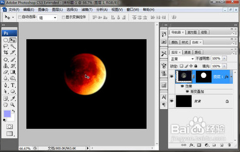 2015年4月4日月全食壮观美 使用photoshop制作红月亮教程13