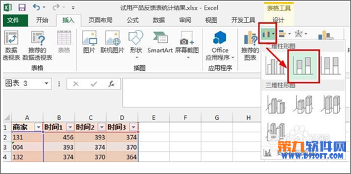 Excel 柱形图如何增加系列线2