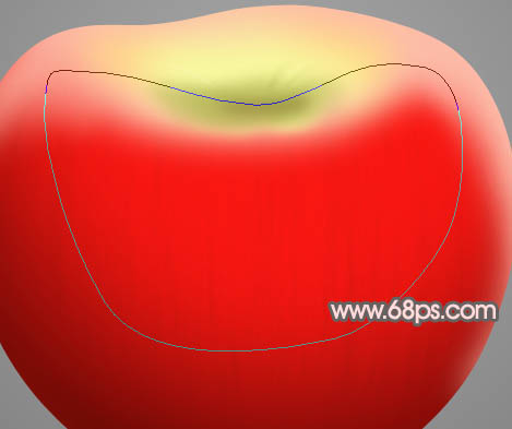 Photoshop制作细腻逼真的红富士苹果20