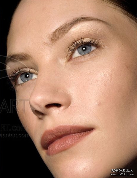 Photoshop教程： 美女皮肤保留质感磨皮法2