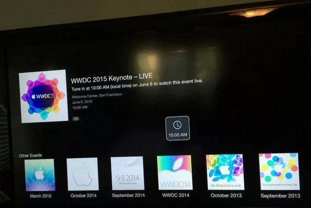 2015年苹果WWDC发布会什么时候开1