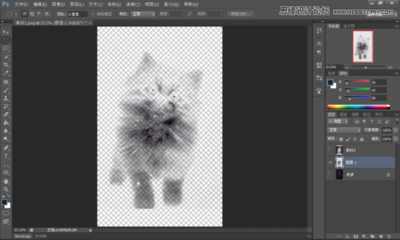 Photoshop合成创意的星空装饰的猫咪8