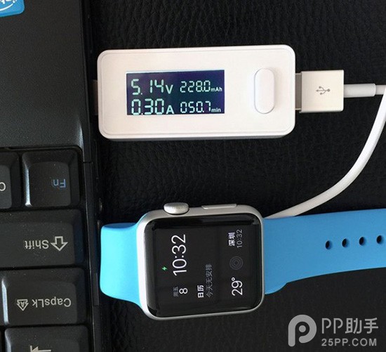 Apple Watch无线充电测试 充30分钟可用18小时2