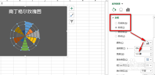 教你用Excel2013制作南丁格尔玫瑰图12