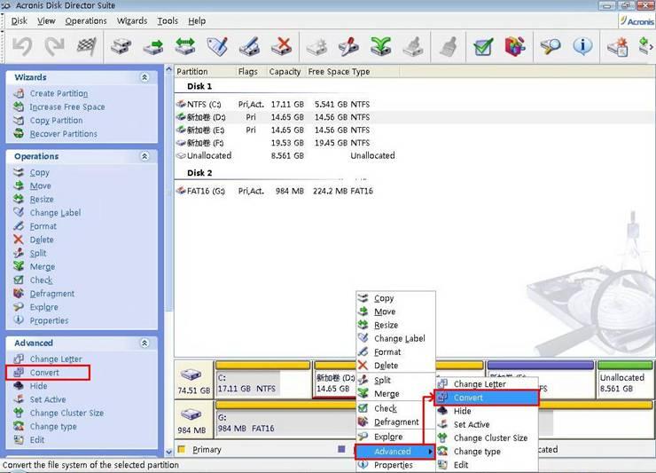 磁盘管理工具Acronis Disk Director Suite重新调整分区大小教程4