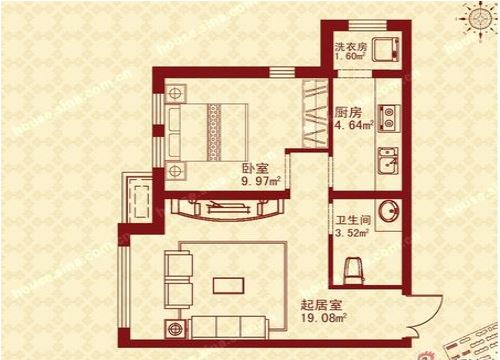 如何有效利用40平米装修出一个完整的家1