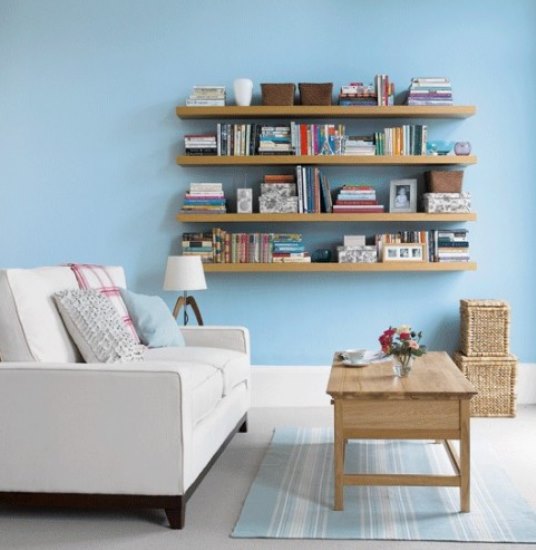 家居收纳DIY 16个客厅简洁实用方案7