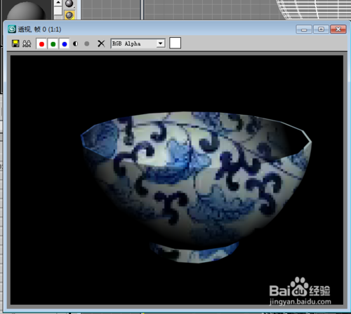 3DMAX绘制一个漂亮的青花瓷碗3D模型14