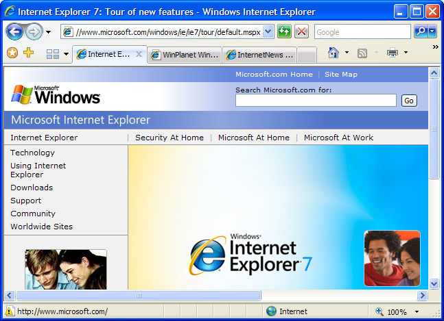 聊聊那些年我们用过的IE浏览器7