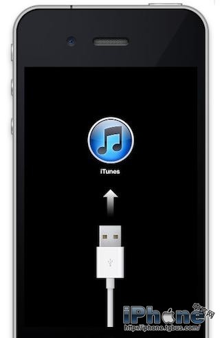 iPhone5开机显示连接iTunes的解决方法1