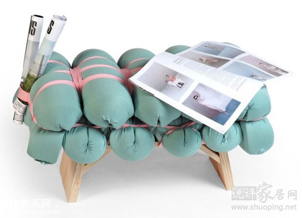 海绵床垫改造成创意沙发Zieharsofika7