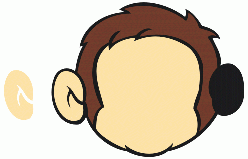 coreldraw简单绘制可爱的调皮猴头像20
