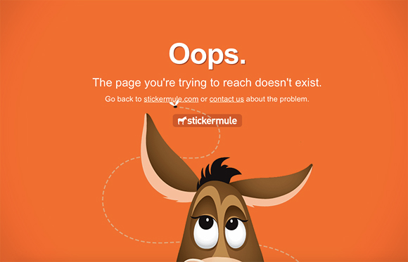 17个让人想亲自体验的404页面7