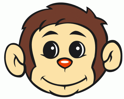 coreldraw简单绘制可爱的调皮猴头像28