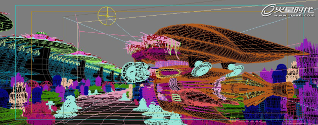 3DSMAX打造漂亮的科幻码头场景教程2