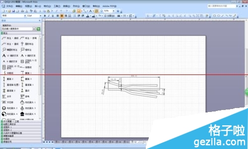 CAD图形文件怎么插入Visio？6