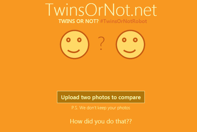 微软测双胞胎工具twinsornot网址 twinsornot网站怎么对比照片1
