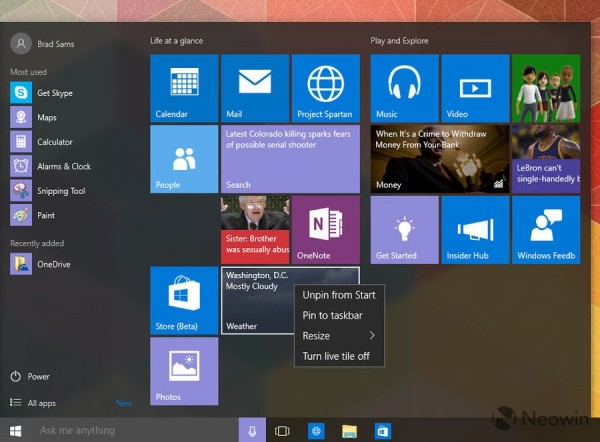 Windows 10 Build 10134上手试玩系统截图5