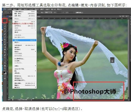 photoshop抠出复杂背景半透明婚纱的方法2