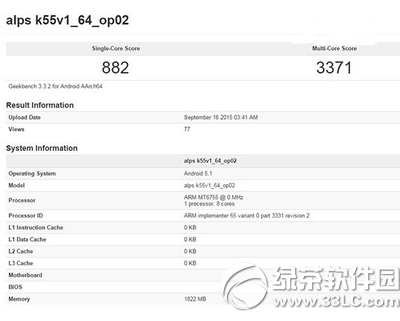 联发科mt6755跑分多少1