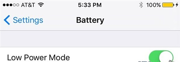 iOS9低功耗模式如何开启3