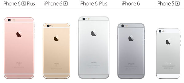iPhone6s/6s Plus/6/6 Plus/5s硬件成本对比1