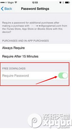 iphone应用商店下载APP不用输密码图文教程3
