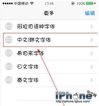 iPhone6 Plus字体怎么改？5
