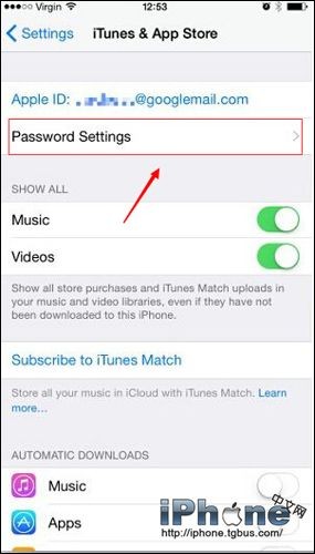 iPhone进入应用商店如何不输入密码？2