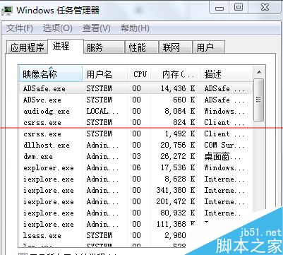 怎么快速判断哪些进程是系统进程最简单的方法2