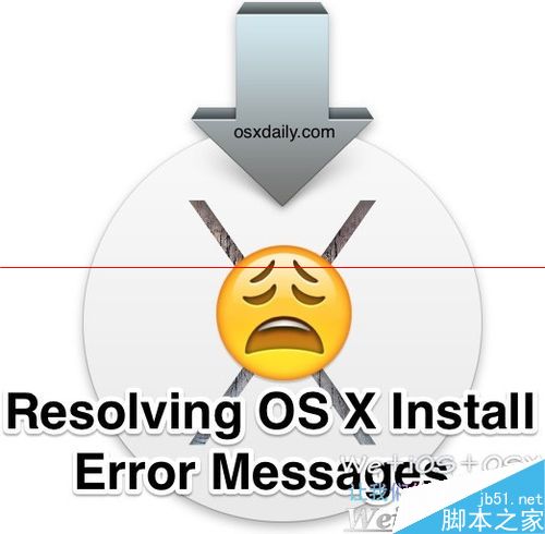 苹果OSX系统安装或更新中出现安装过程已破坏怎么办1