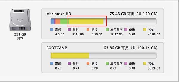 mac存储其他怎么清理1