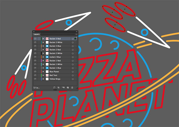 PS+AI教你绘制酷炫多彩的动态霓虹灯字效27