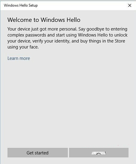 Win10系统Windows Hello功能如何使用2