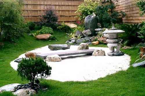 日式庭院设计图欣赏2